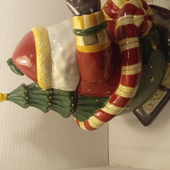 Debbie Mumms Vintage Sakura Santas Cookie Jar - Picture 3 of 12